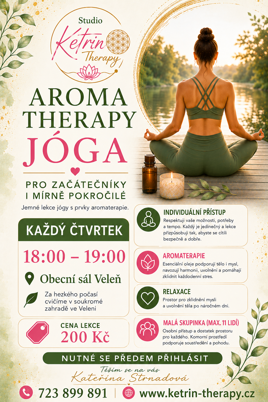 Aromatherapy joga VELEŇ